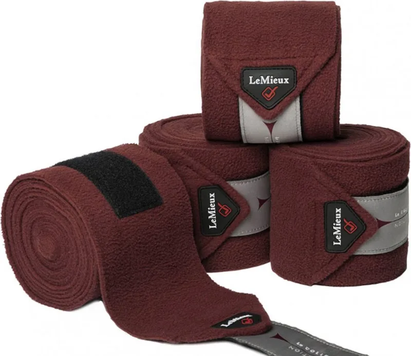 Loire Polo Bandages - Maat Full Set van 4 stuks de LeMieux en Rioja – photo produit