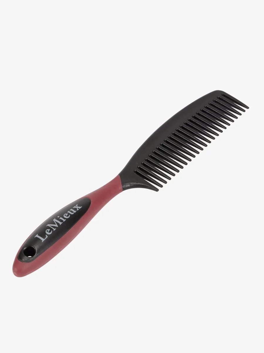 Mane Comb van LeMieux in Zwart, Rood – productfoto