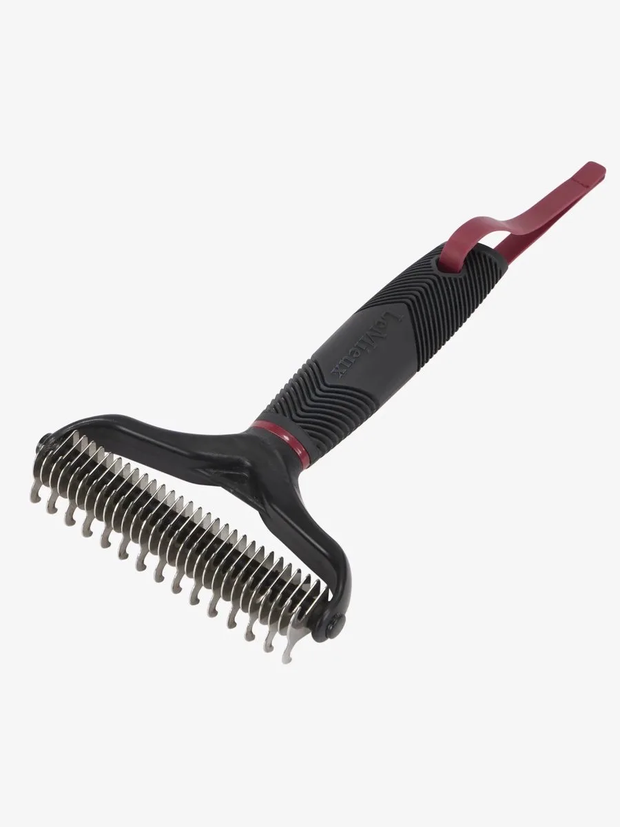 Mane Thinning Rake van LeMieux in Zwart, Rood – productfoto