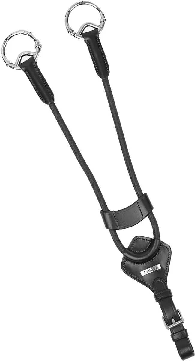 Martingaalvork Lemieux Elasticated van LeMieux in Zwart-zilver – productfoto