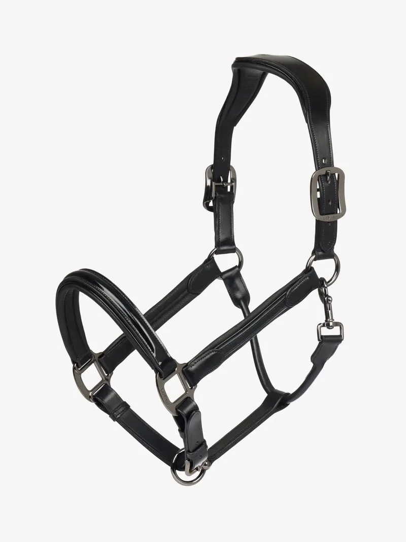 Patent Leren Halster Full by LeMieux in Black – product photo