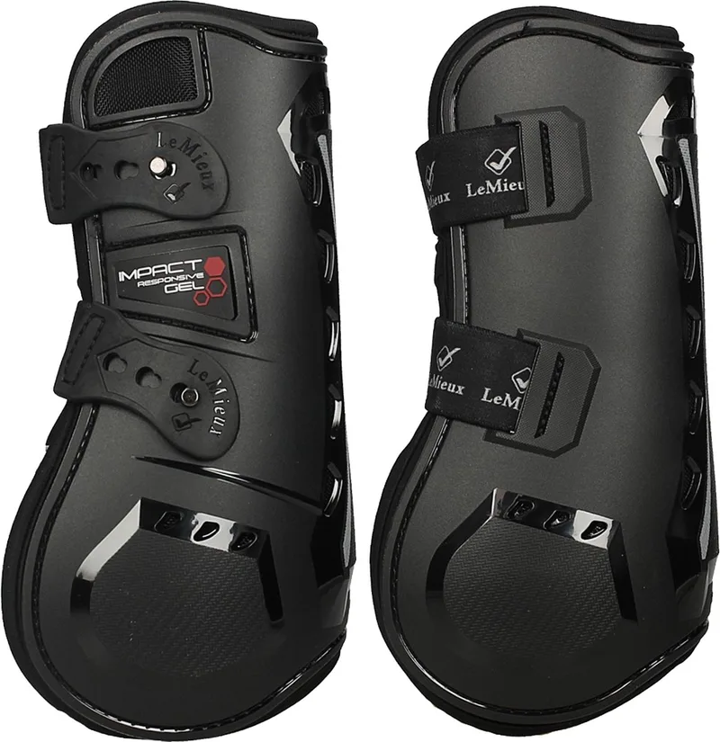 Peesbeschermers - Impact Response Tendon Boots - Medium by LeMieux in Black – product photo