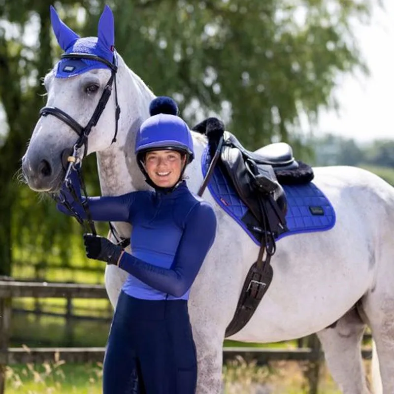 Spectrum Polo Bandages - L by LeMieux in Dark blue, Bluebell – product photo
