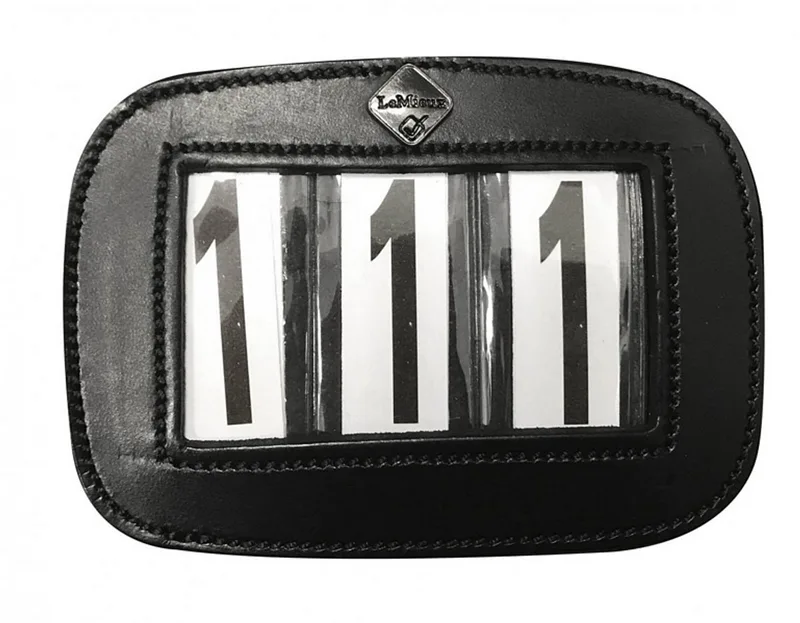 Startnummers recht 3 cijfers | Hoofdstel accessoires paard von LeMieux – Produktfoto