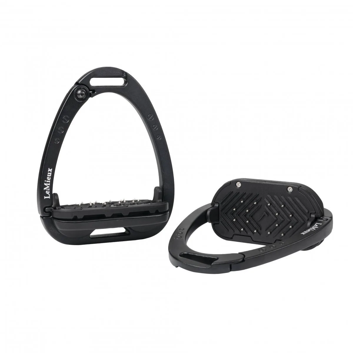 Vector Balance Stirrup Veiligheidsbeugel de LeMieux en Noir, Aluminium – photo produit