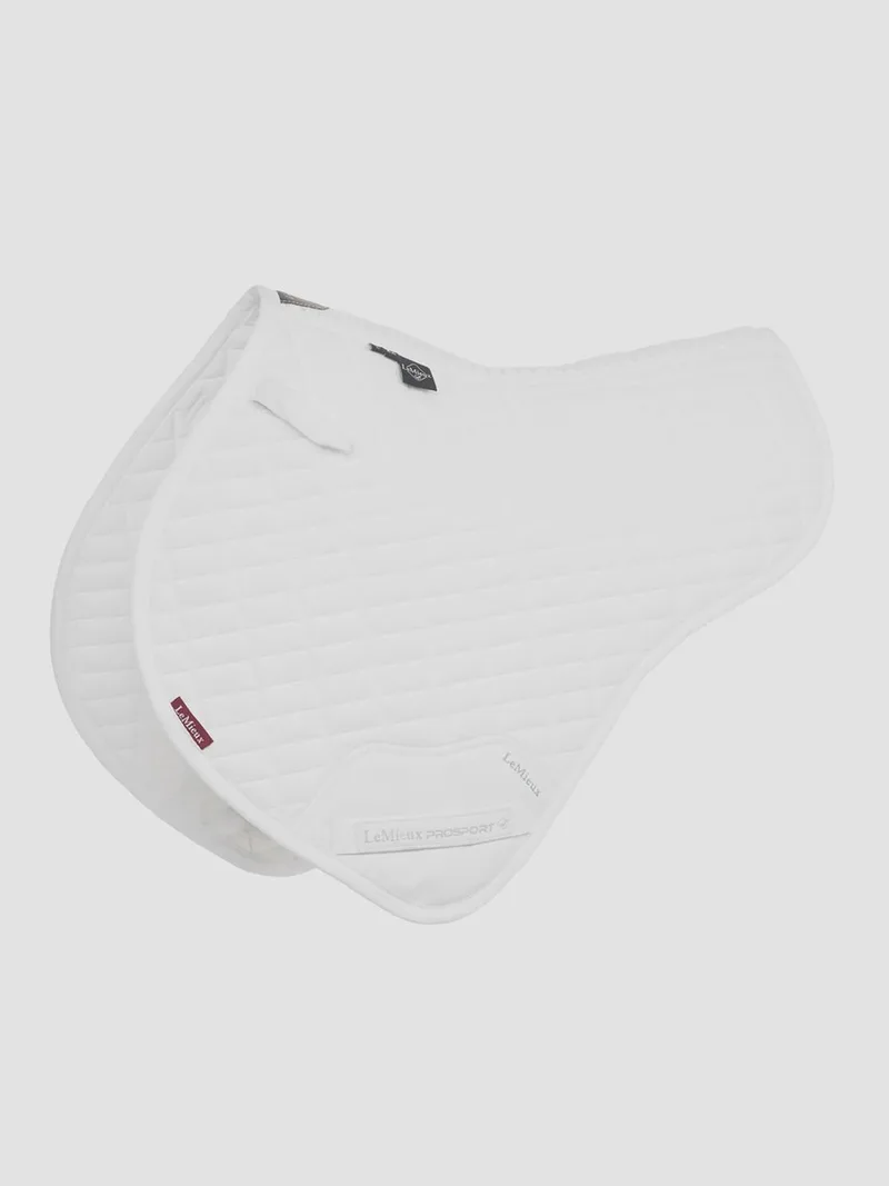Verkoelend Zadeldek Half Square Full by LeMieux in White – product photo
