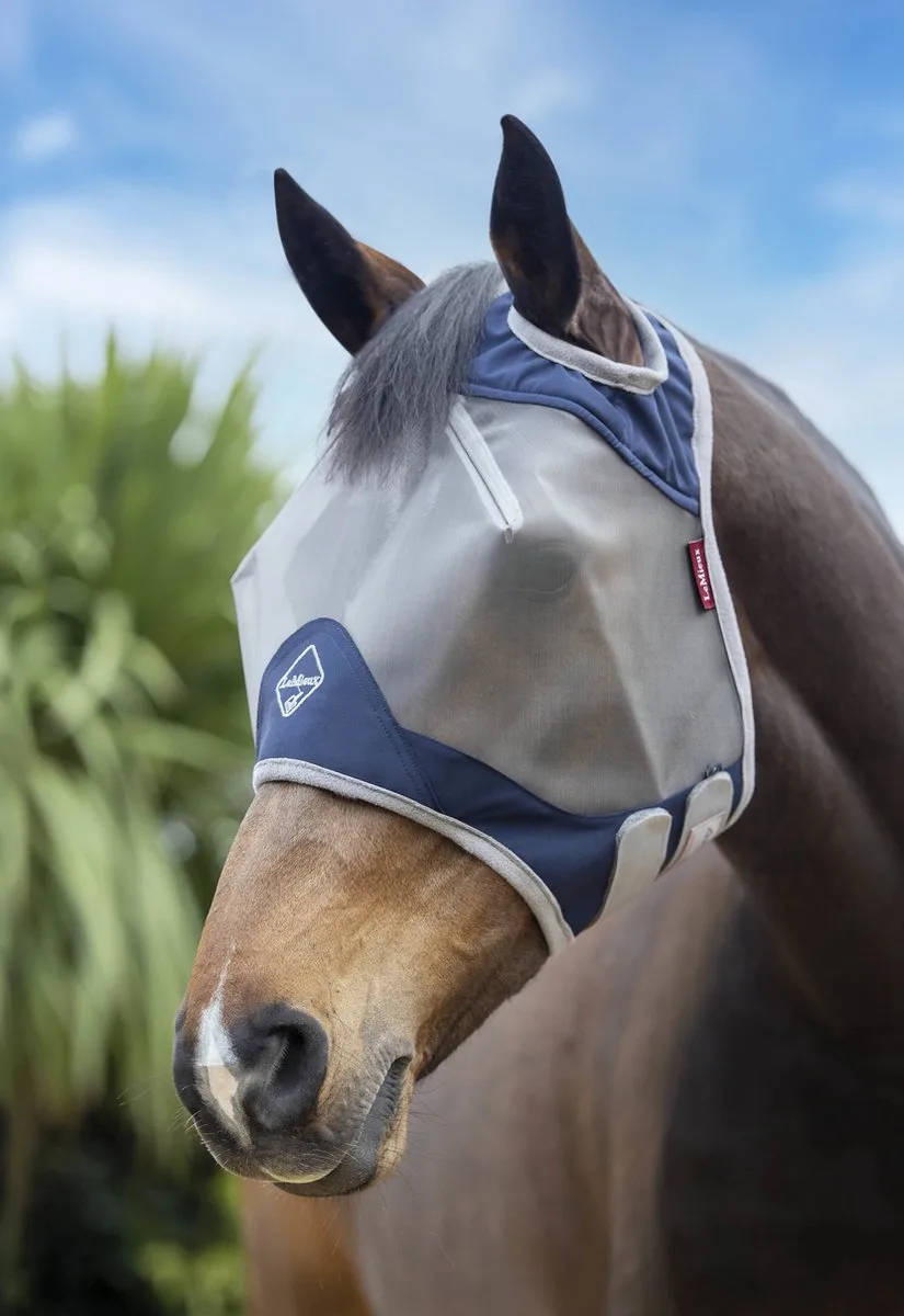 Vliegenmasker Lemieux Armourshield Pro Half Donkerblauw-grijs - FULL de LeMieux – photo produit