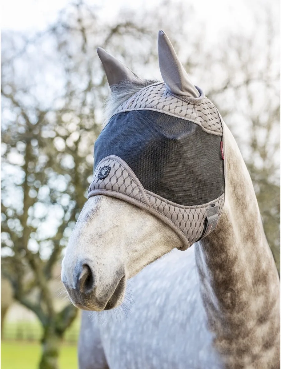 Vliegenmasker Lemieux Gladiator Half Grijs - Pony de LeMieux – photo produit