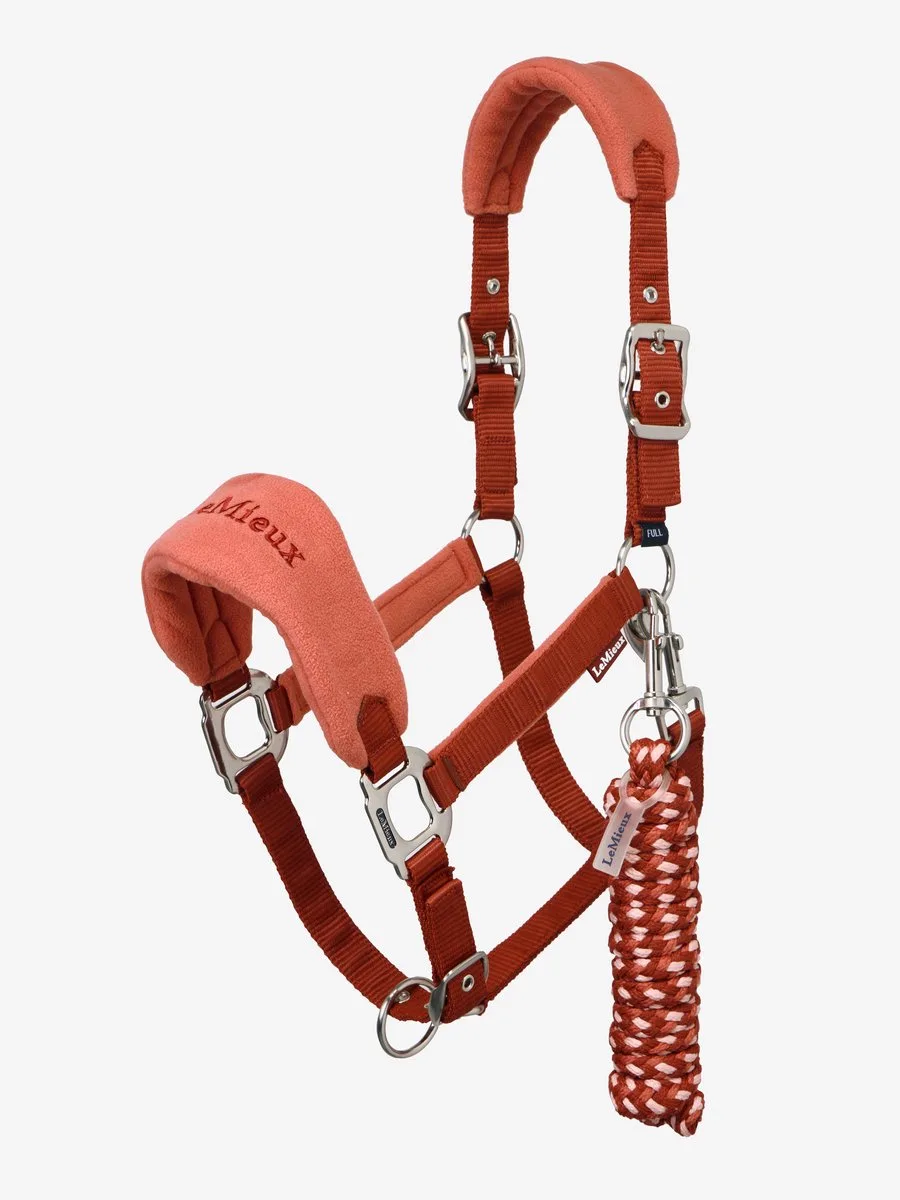 Vogue Halster met Halstertouw AW26 Pony von LeMieux in Russet – Produktfoto