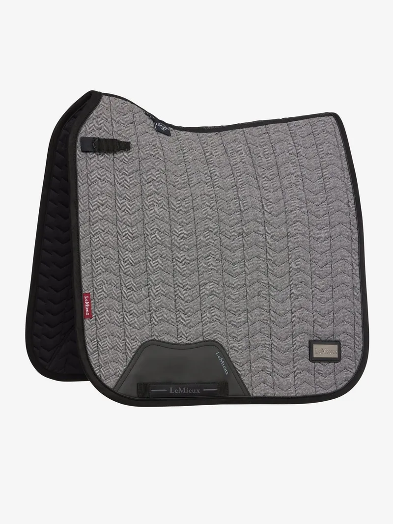 Zadeldek Aspen Square 25W Herringbone - Dressuur | Zadeldekje paard de LeMieux – photo produit