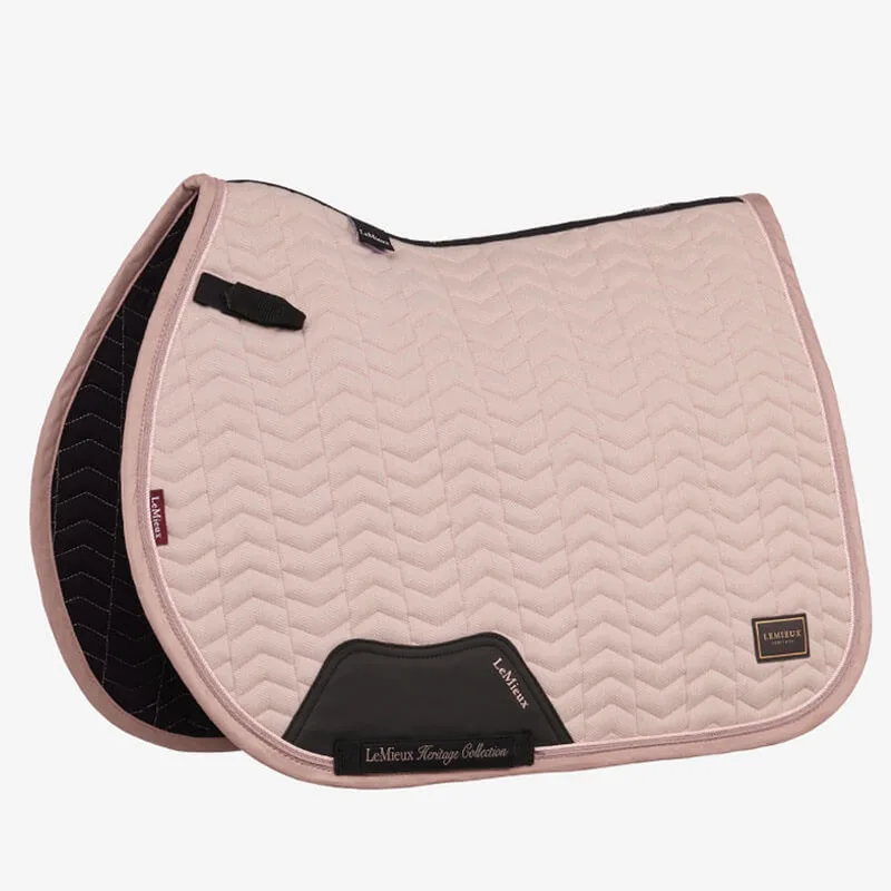 Zadeldek LeMieux Herringbone Heritage Wild Rose - Full by LeMieux in Pink – product photo