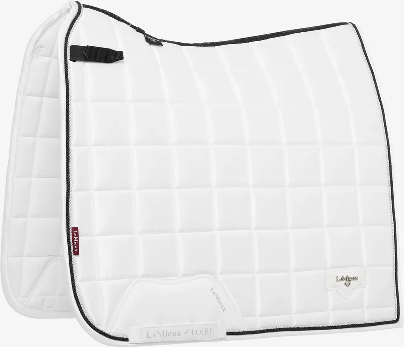Zadeldek Lemieux Loire Square Dressage de LeMieux en Blanc – photo produit