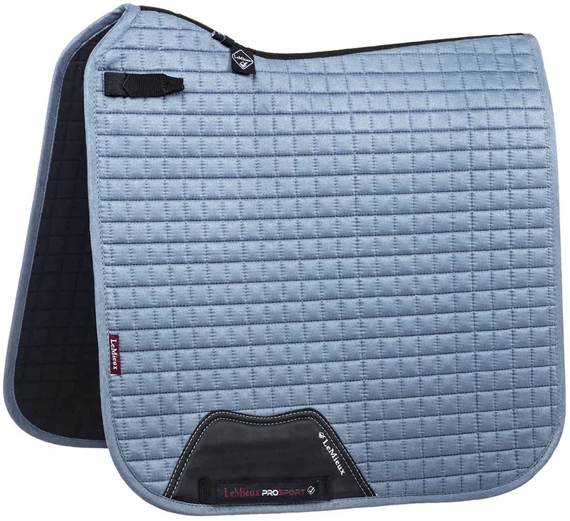 Zadeldek Lemieux Square Suede de LeMieux en Bleu – photo produit