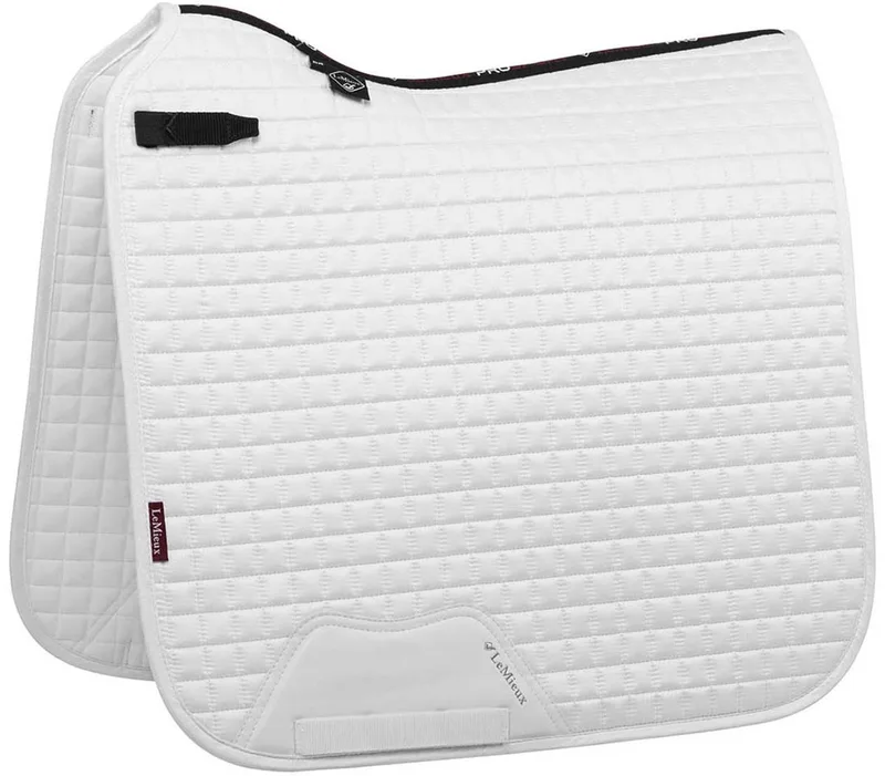 Zadeldek Lemieux Square Suede de LeMieux en Blanc – photo produit
