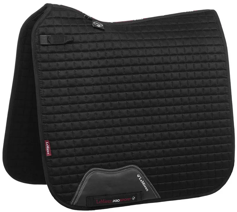 Zadeldek Lemieux Square Suede de LeMieux en Noir – photo produit