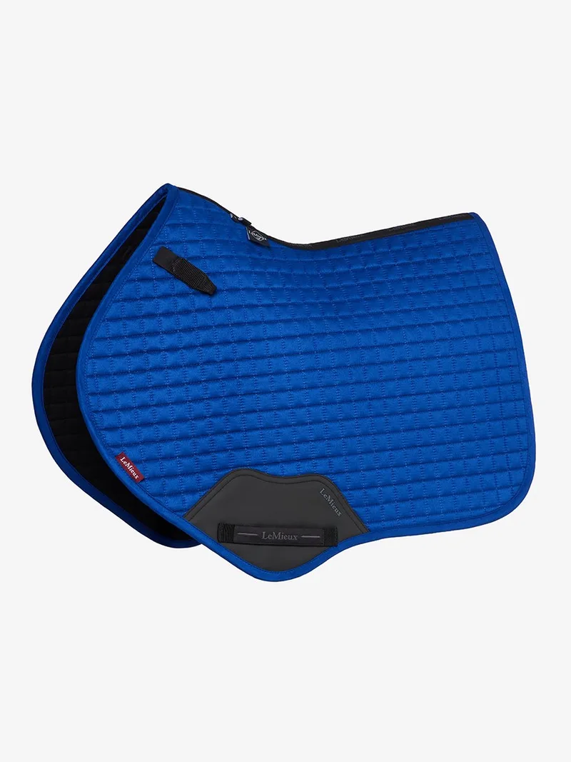 Zadeldek Lemieux Suede Close Contact Square Springen van LeMieux in Blauw – productfoto