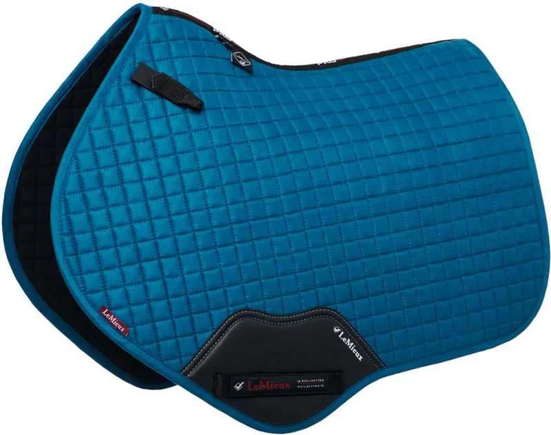 Zadeldek Suede Marine - Cob de LeMieux en Bleu – photo produit