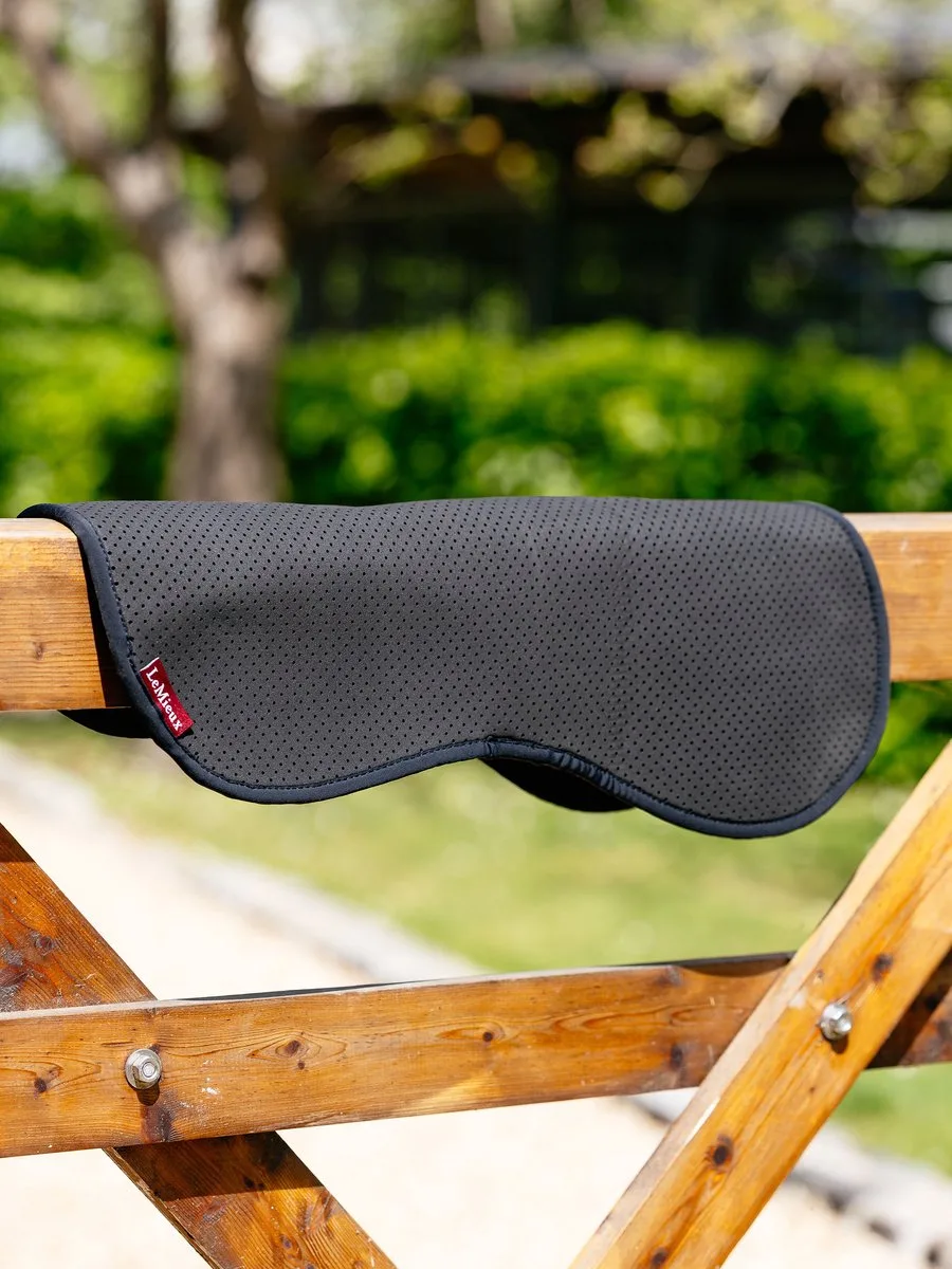 Zadelonderlegger Non-Slip Half Pad Black - L | Zadelonderleggers paard van LeMieux in Zwart – productfoto