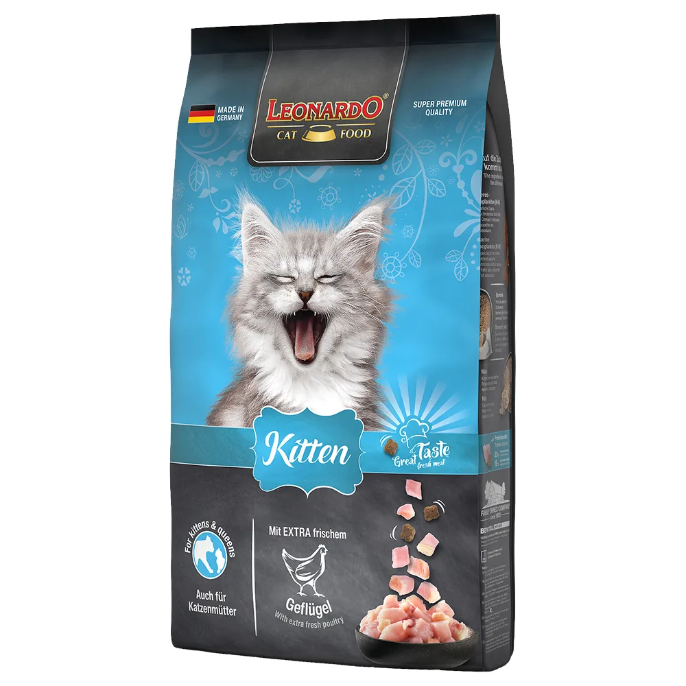 7,5kg Kitten Leonardo Katten droogvoer fra Leonardo – produktbillede