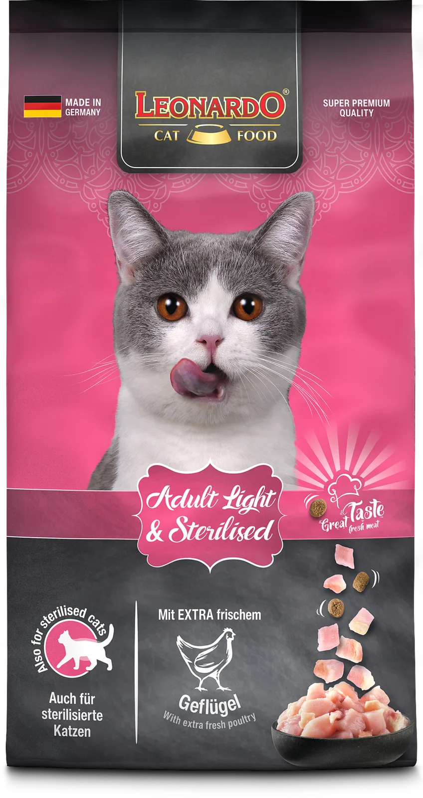Adult Light & Sterilised - 7,5 kg fra Leonardo – produktbillede
