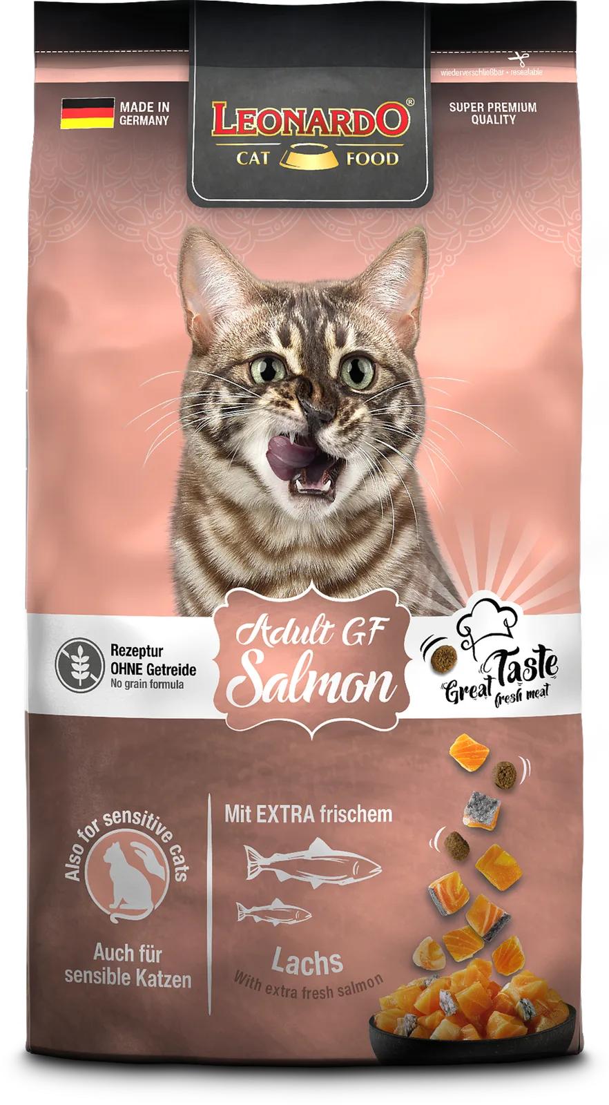 Adult Salmon Getreidefrei - 1,80 kg de Leonardo – photo produit