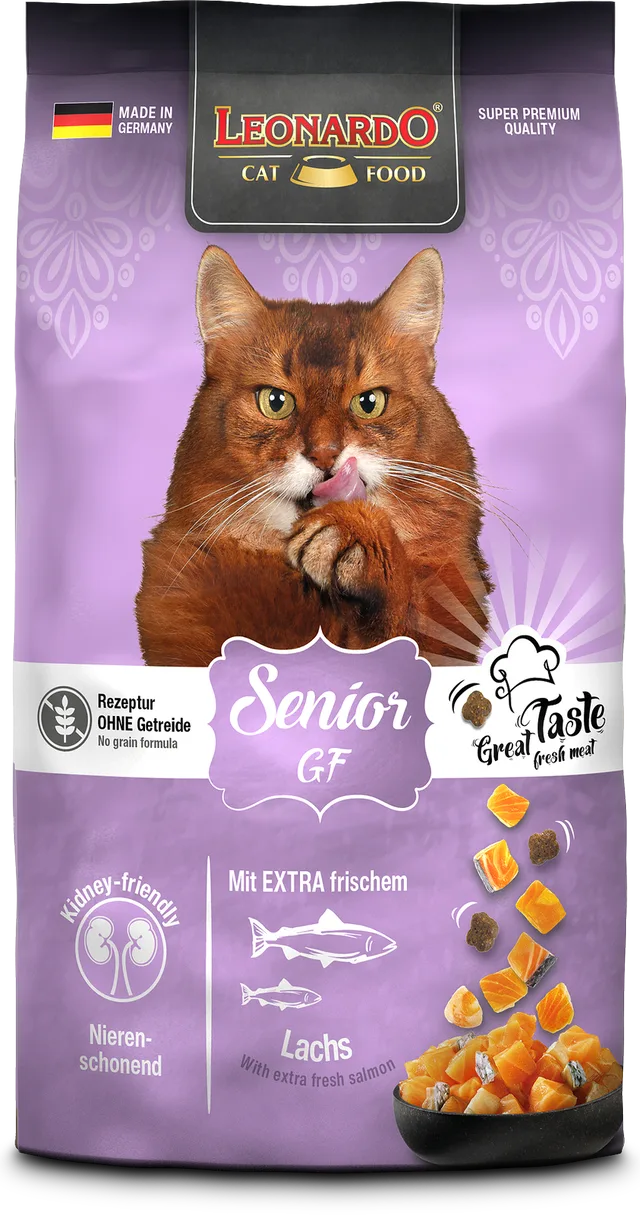 Graanvrij seniorvoer voor katten 300 GR