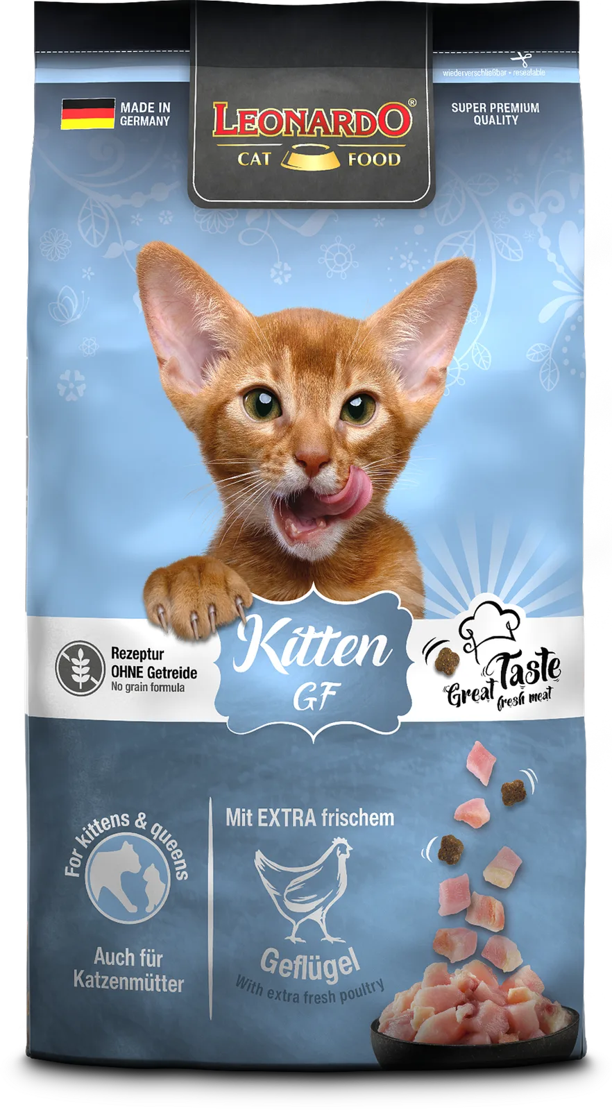 Kitten Grain Free droogvoer voor kittens 1,8 Kg fra Leonardo – produktbillede
