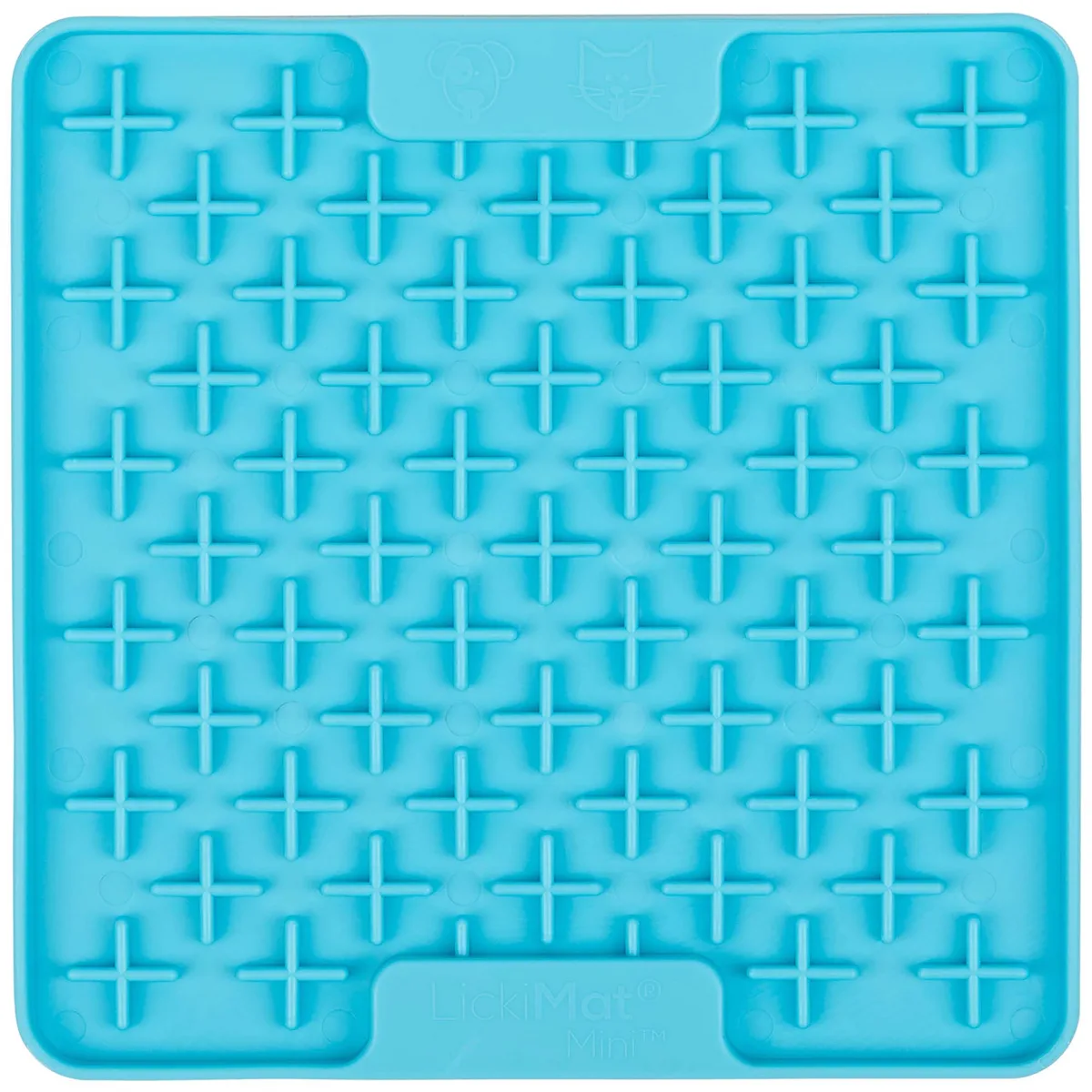 Likmat Mini Buddy, turquoise 15x15x1cm Hond van LickiMat – productfoto