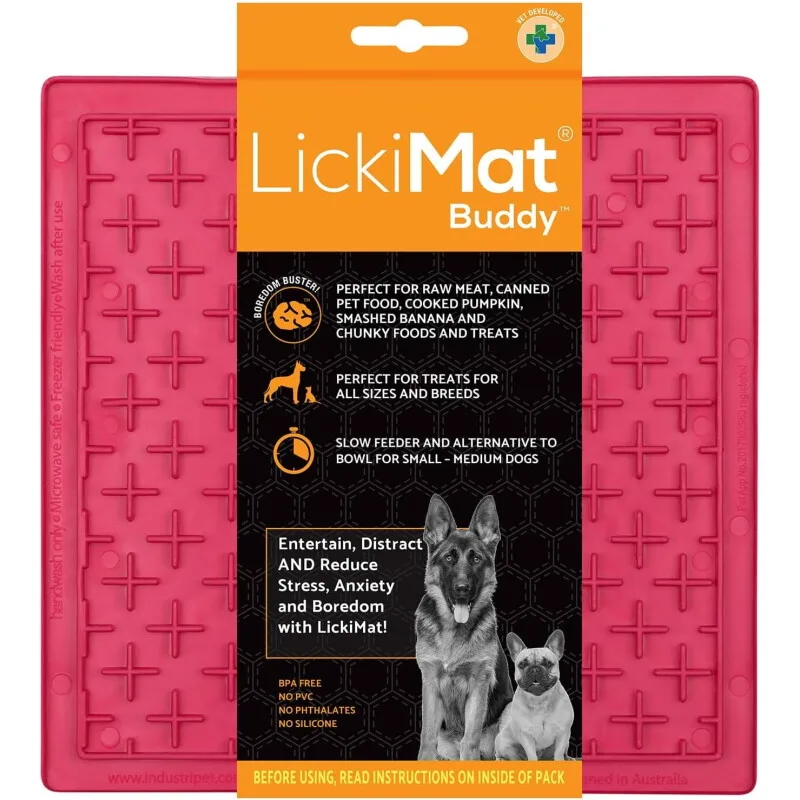 Schleckmatte Classic Buddy rot by LickiMat in Regular – product photo