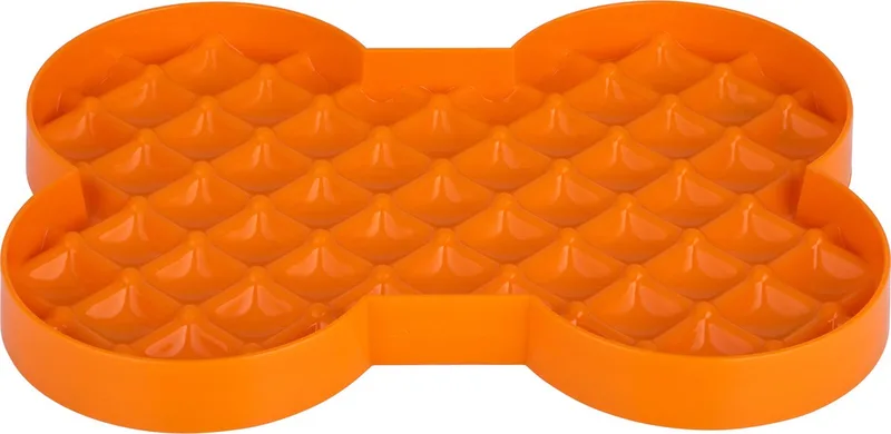 Slodog - Slowfeeder Voermat - Hondenvoerbak - 35x26 cm de LickiMat en Orange – photo produit