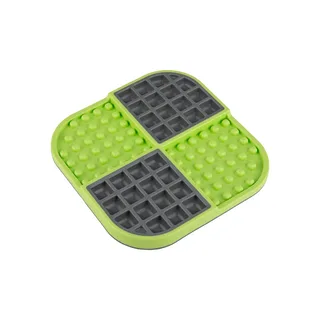 Slomo - slowfeeder voor kat en kleine hond - tegen schrokken de LickiMat en Vert – photo produit 2 sur 3