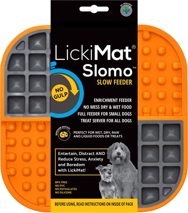 Slomo - slowfeeder voor kat en kleine hond - tegen schrokken
