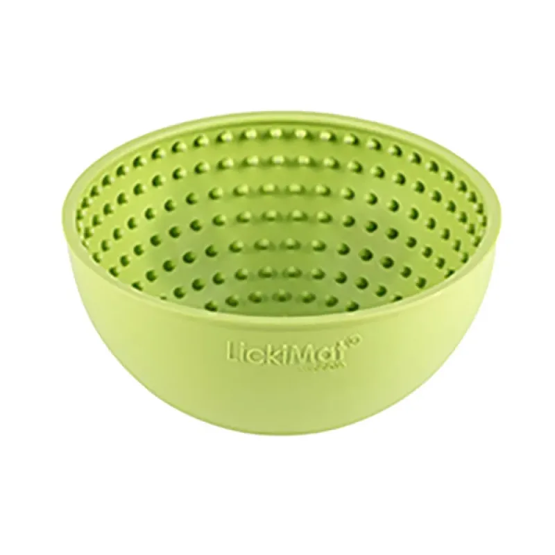 Wobble - Hondenbak - Likmat / Anti-schrok / Slowfeeder voor Hond - 16 cm by LickiMat in Green – product photo 2 of 2