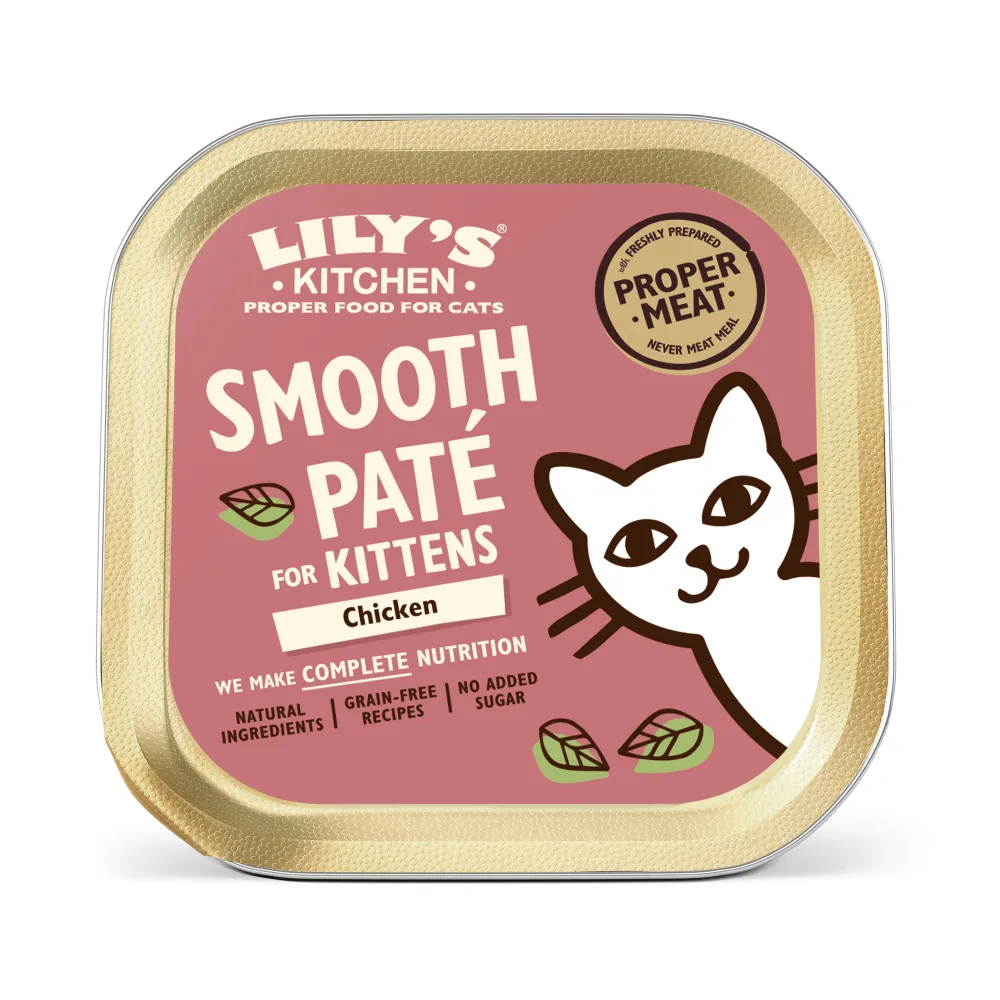 19x 85g Lily's Kitchen Kitten Smooth Paté Selection kip kattenvoer nat by Lily's Kitchen – product photo