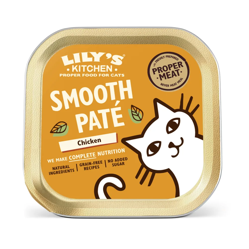 19x 85g Lily's Kitchen Smooth Paté Selection Kip natvoer voor katten de Lily's Kitchen – photo produit