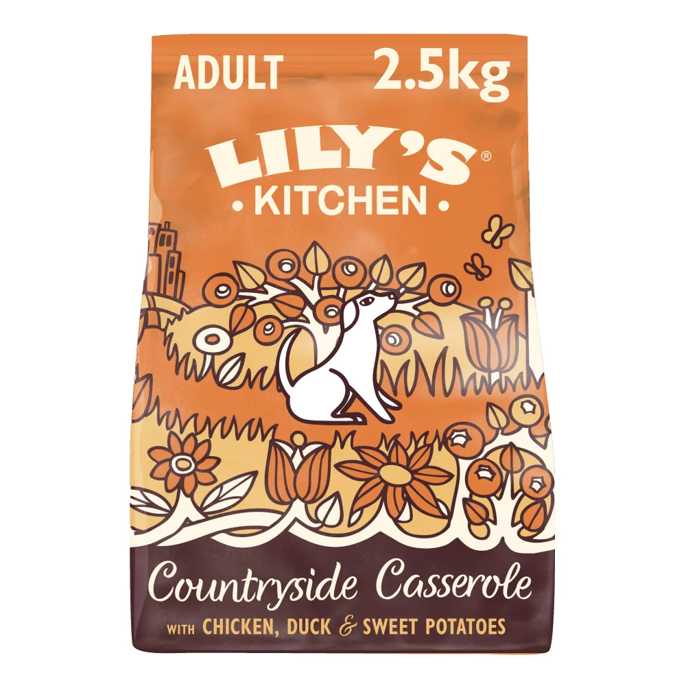 2,5kg Lily's Kitchen Adult Kip & Eend droogvoer voor honden de Lily's Kitchen – photo produit