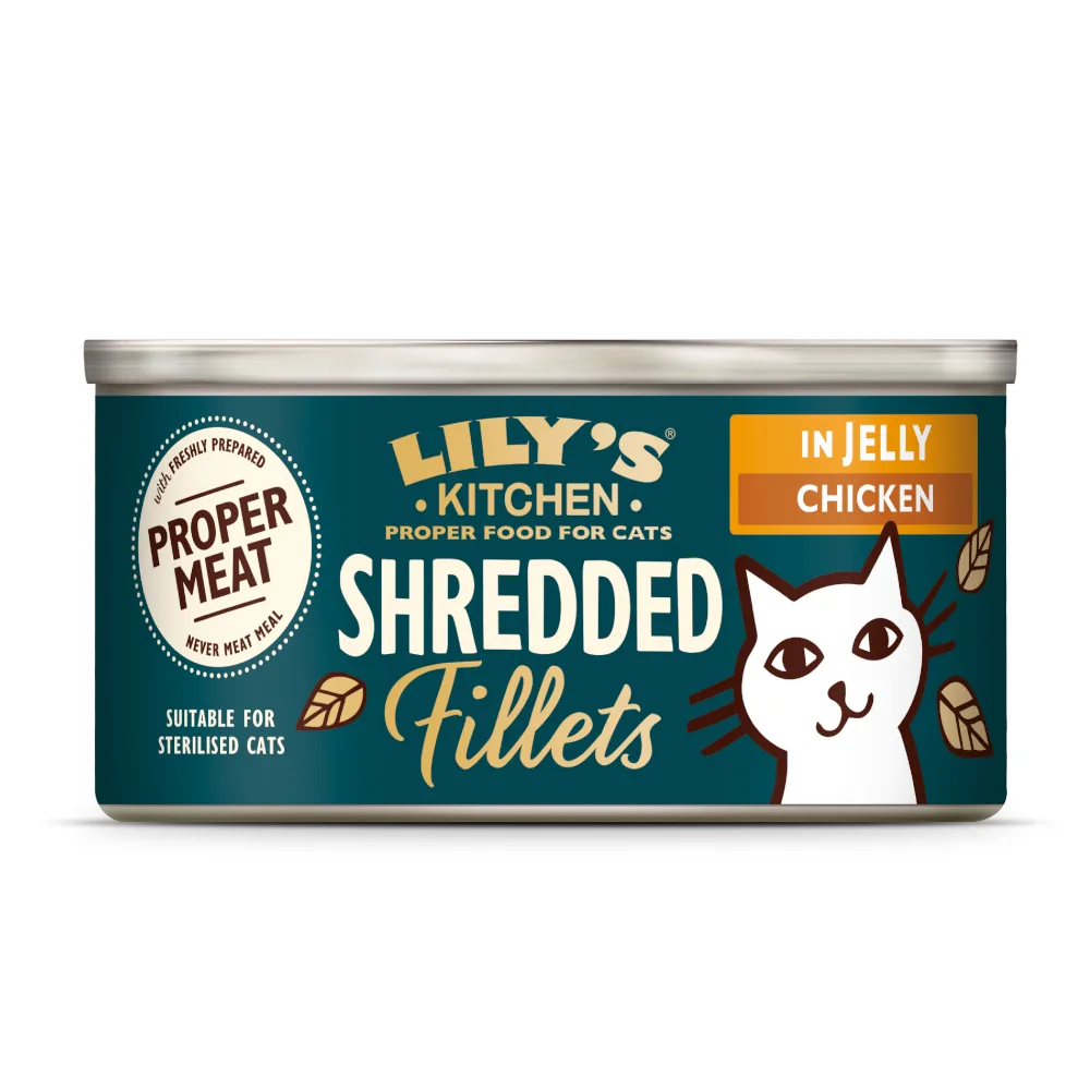 24x70g Lily's Kitchen Versnipperde Kipfilets Kattenvoer nat fra Lily's Kitchen – produktbillede
