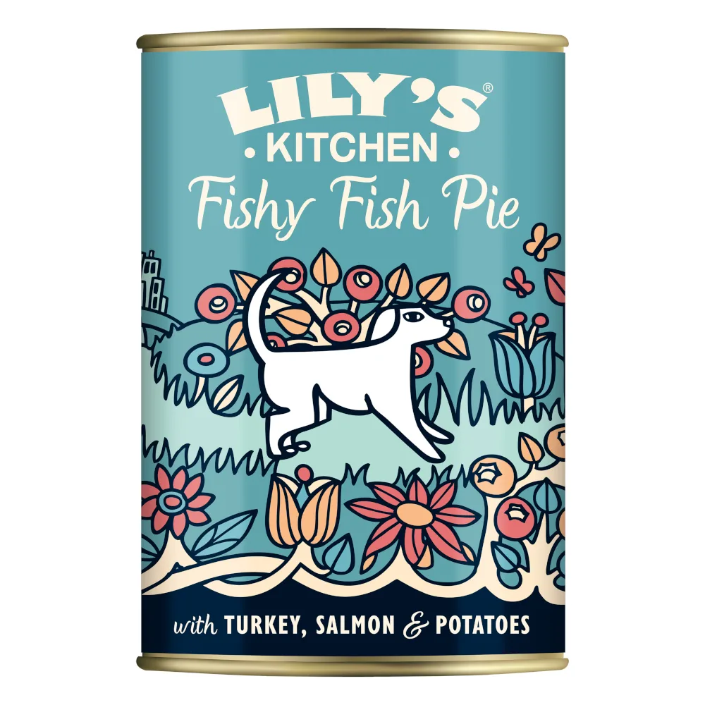 Boîte à tarte au poisson 400 GR de Lily's Kitchen – photo produit