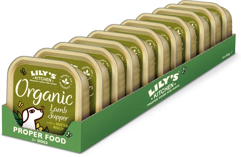 Hondenvoer - Biologisch Natvoer - Lam - 11 x 150 g de Lily's Kitchen – photo produit
