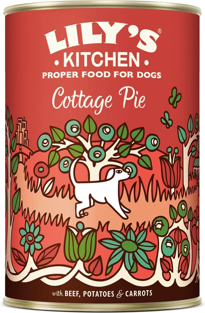 Hondenvoer - Blik - Cottage Pie - 6 x 400 g de Lily's Kitchen – photo produit