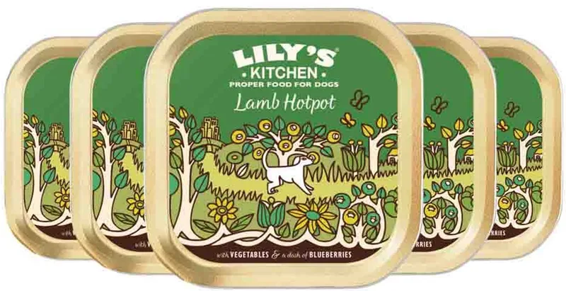 Hondenvoer Nat Hotpot Lam - 5 x 150gr - Voordeelverpakking by Lily's Kitchen – product photo