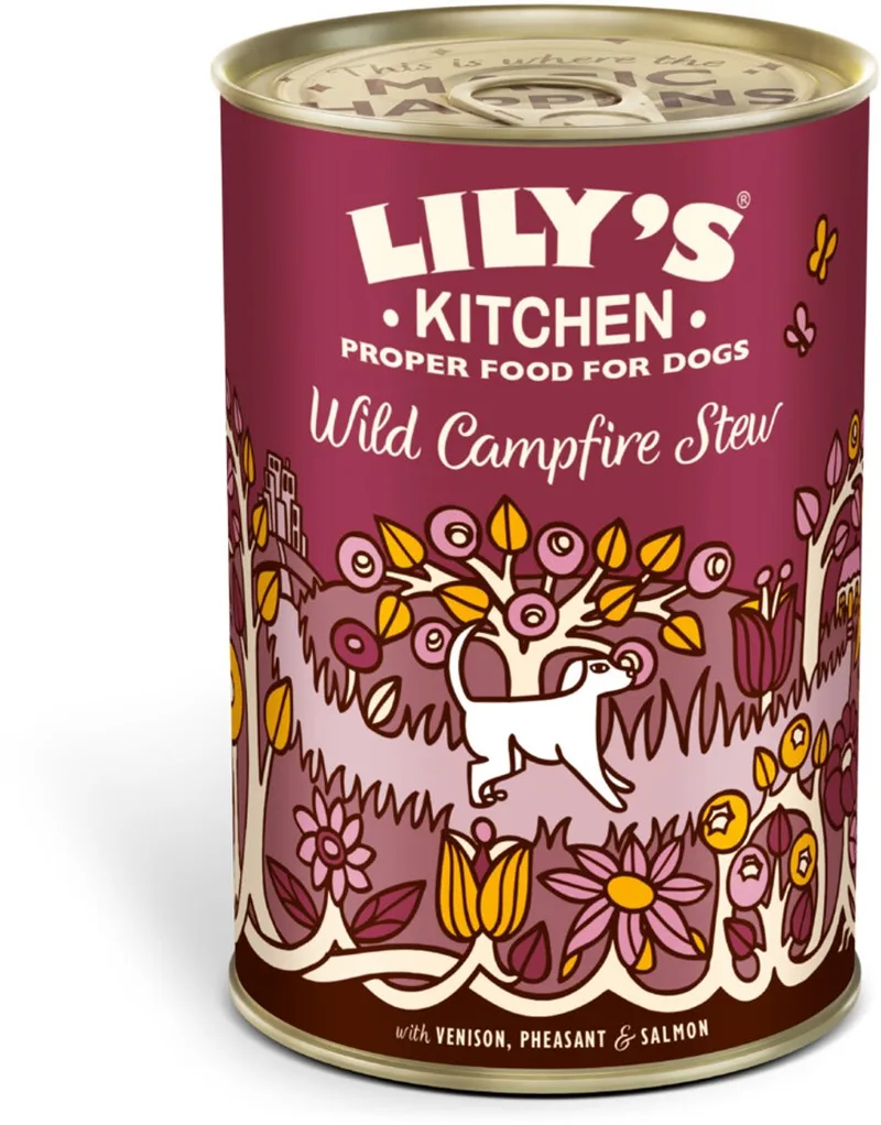 Hondenvoer Nat Wild Campfire Stew Hert - Fazant - Zalm - 400 gr de Lily's Kitchen – photo produit