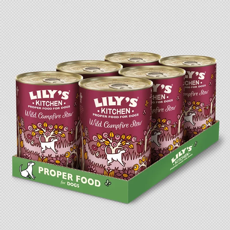 Hondenvoer Natvoer - Wild Campfire Stew - 6 x 400 g de Lily's Kitchen – photo produit