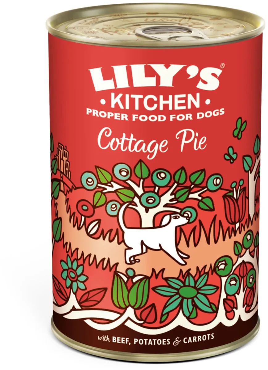 Hondvoer Nat Cottage Pie Rund - 400 gr by Lily's Kitchen – product photo
