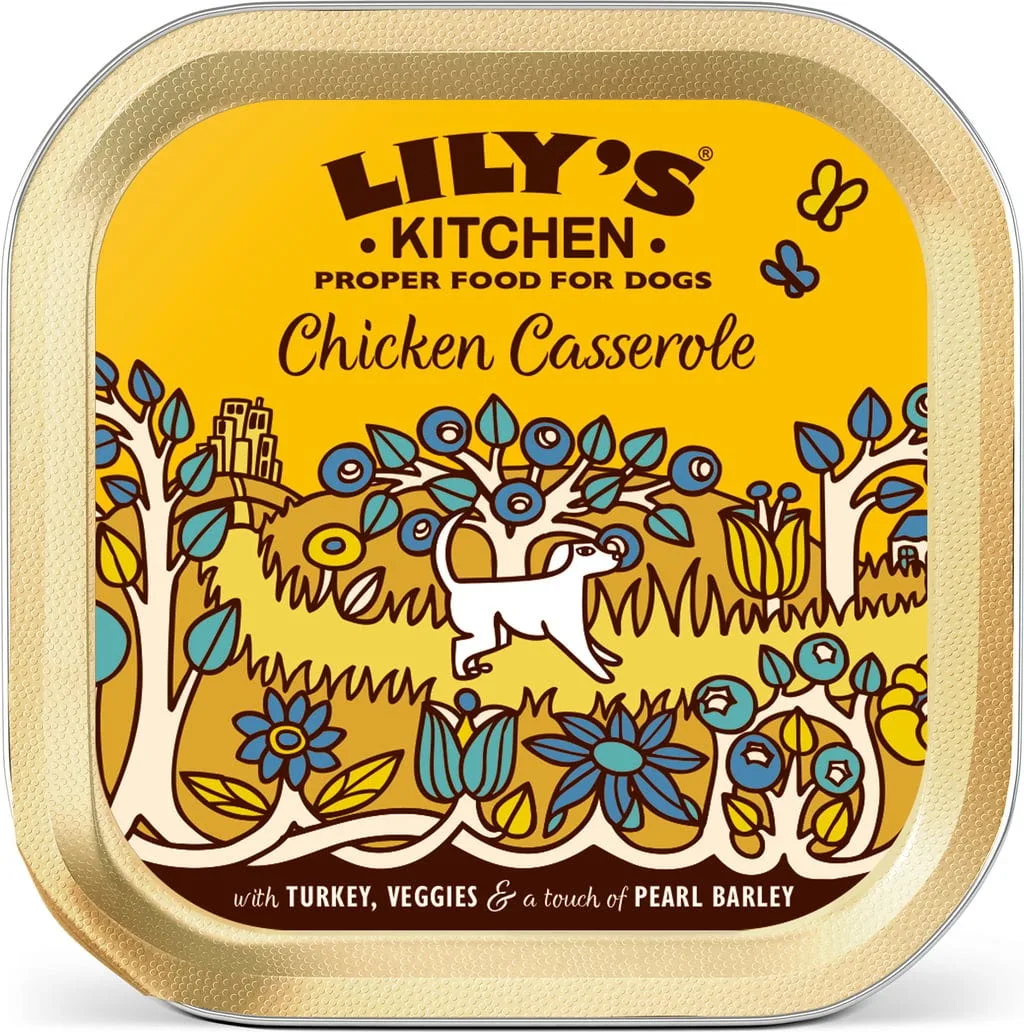 Hühner Schmortopf Chicken Casserole Schale - 150 g von Lily's Kitchen – Produktfoto
