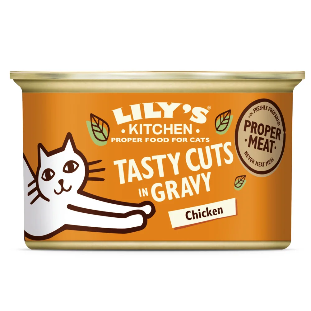 Kattenvoer Nat Tasty Cuts in Saus Kip 85 gr från Lily's Kitchen – produktbild