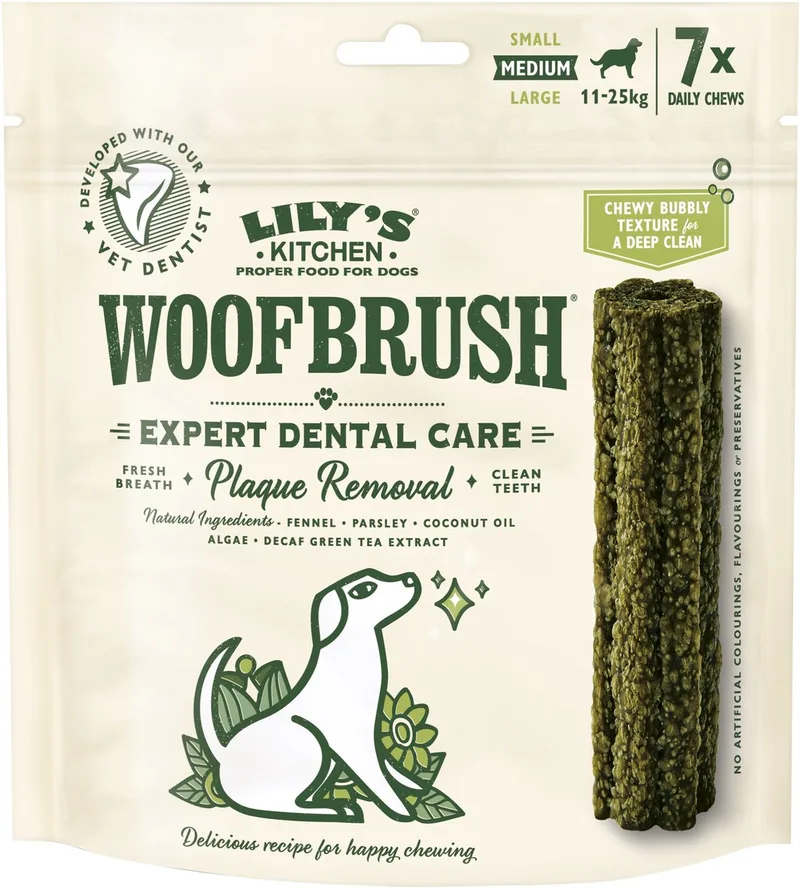 Woofbrush Dental Care Hondensnack de Lily's Kitchen – photo produit