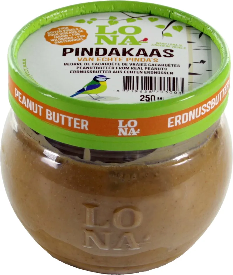 Pindakaas Met Pinda's - Vogelvoer - 250 ml by Lona – product photo