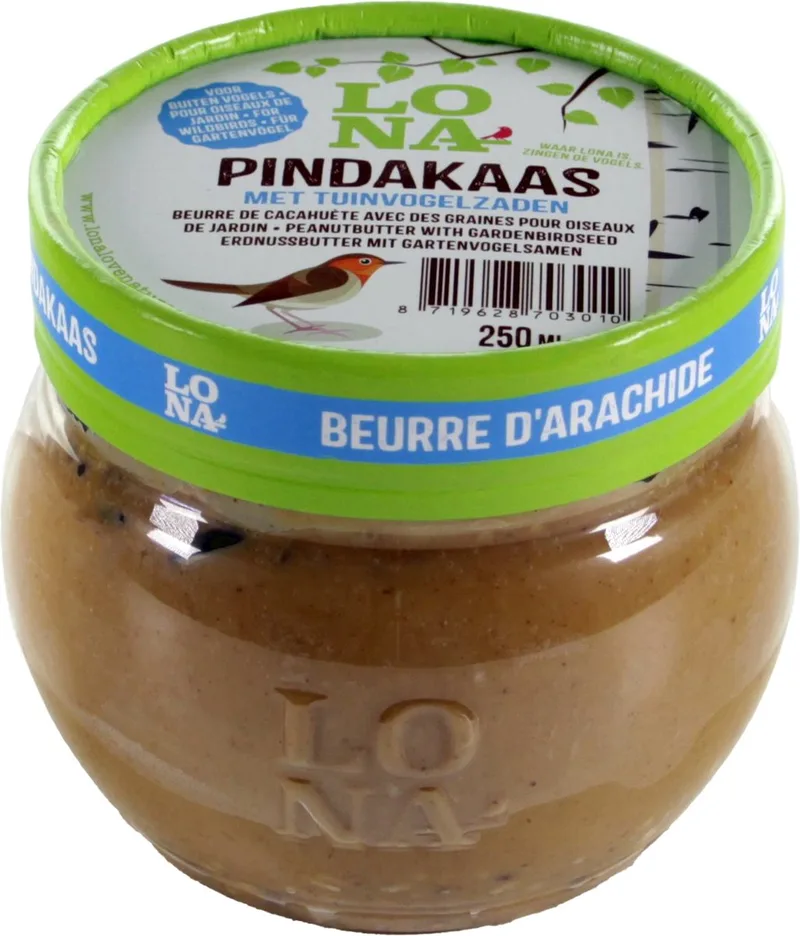 Pindakaas Met Zaden - Vogelvoer - 250 ml by Lona – product photo