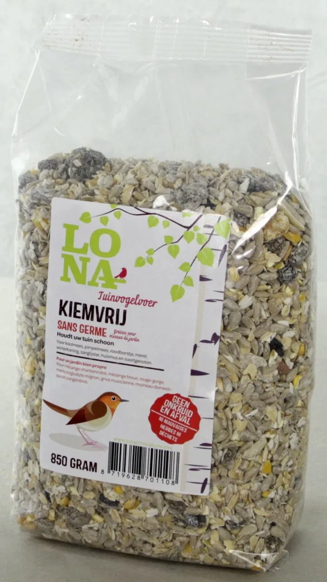 Tuinvogelvoer - Kiemvrij - 850 gr by Lona – product photo